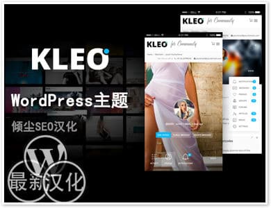 WordPress主题-多功能BuddyPress-KLEO汉化版【v5.0.1】