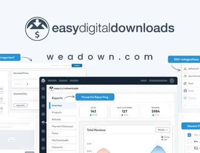 Easy Digital Downloads数字商城插件 WordPress插件汉化版【v3.2.2】