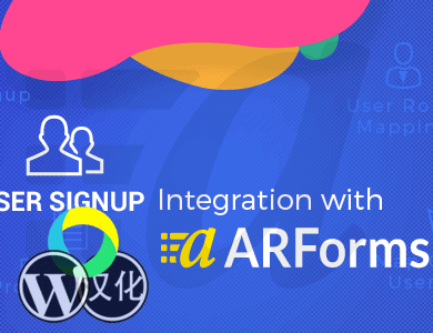WordPress插件-ARForms附加-User Signup For ARForms汉化版【v1.6】