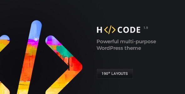 H-Code主题英文版 WordPress响应式 多功能创意主题【v1.9.3】