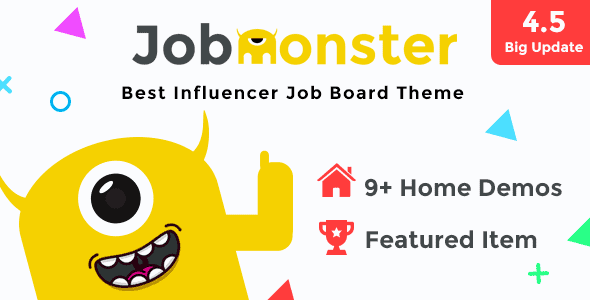 Jobmonster主题英文版 WordPress响应式 工作主题【v4.6.0.6】