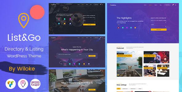 ListGo主题英文版 WordPress响应式 商家主题【1.9.2】
