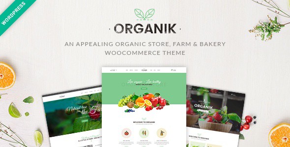 Organik主题英文版 WordPress响应式 有机食品商店 养殖业主题【v2.5.3】