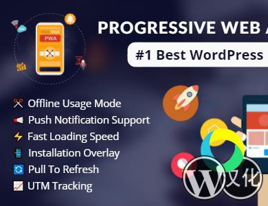 WordPress插件-Web应用程序-Progressive Web Apps For WordPress汉化版【v2.3】