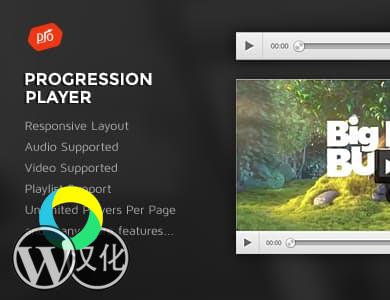 WordPress插件-视频音频播放器-WP Progression Player汉化版【V1.7】