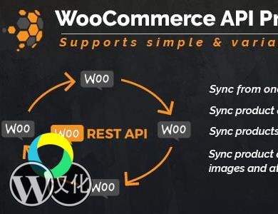 WordPress插件-WooCommerce多站点同步-TM WooCommerce Product API Link汉化版【V1.1】