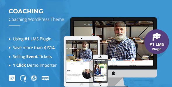 Coaching英文版主题-多用途主题-WordPress主题【V3.4.0】