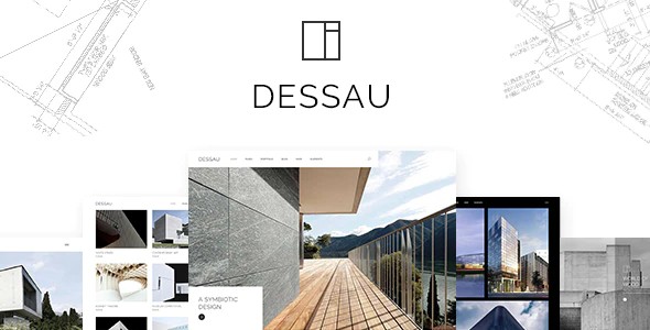 Dessau英文版主题-建筑师主题-设计师现代主题-WordPress响应式【V1.2】