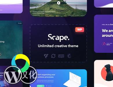 WordPress主题-响应式企业主题-Scape汉化版【V1.5.3】