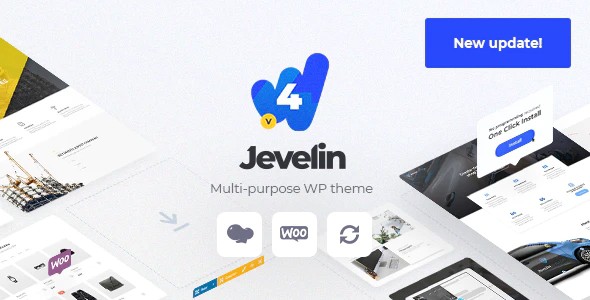 Jevelin英文版主题-多用途主题-WordPress响应式【V5.0】