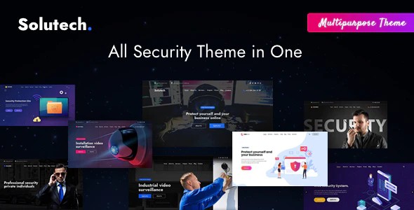 Solutech英文版主题-安全多用途主题-WordPress响应式【V1.3.0】