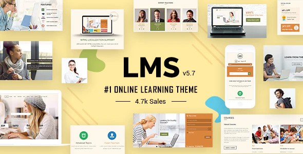 LMS英文版主题-教育主题-WordPress响应式【V8.2】