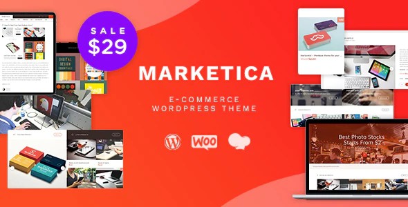 Marketica WP英文版主题-电子商务主题-WordPress响应式【V4.6.3】