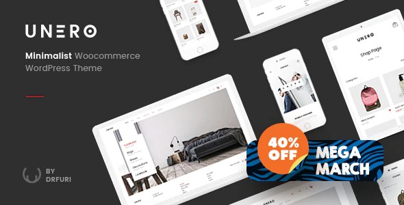 Unero英文版主题-商城主题-WordPress响应式【V1.9.2】