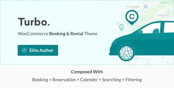 Turbo英文版主题-汽车租赁主题-WordPress响应式【V7.0.1】