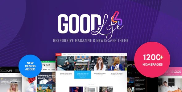 GoodLife英文版主题-新闻杂志主题-WordPress响应式【V4.5.0】