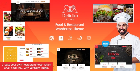 Deliciko英文版主题-餐厅主题-WordPress响应式【V2.0.0】