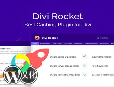 WordPress插件-Divi加速插件-Divi Rocket汉化版【V1.0.43】