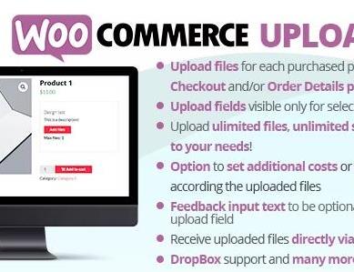 WordPress插件-商城文件上传-WooCommerce Upload Files汉化版【V65.5】