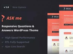 WordPress主题-响应式问答主题-Ask me汉化版【V6.6】