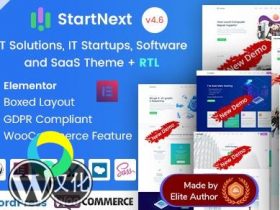WordPress主题-多功能主题-StartNext汉化版【V4.6】