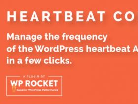 WordPress插件-心跳控制-Heartbeat Control by WP Rocket汉化版【V2.0】
