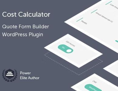 WordPress插件-费用报价计算器-Cost Calculator汉化版【V3.9】