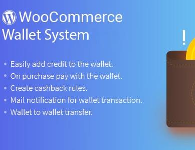 WordPress插件-钱包系统-WordPress WooCommerce Wallet System汉化版【V3.5.2】