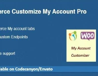 WordPress插件-我的账户-Customize My Account for WooCommerce Pro汉化版【V1.6.0】