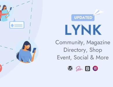 WordPress主题-社区/社交网络-Lynk主题英文版【V3.5.0】