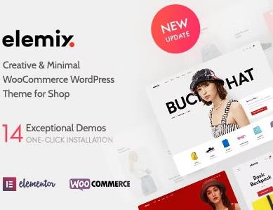 WordPress主题-时尚品牌主题-Elemix主题英文版【V1.2.4】