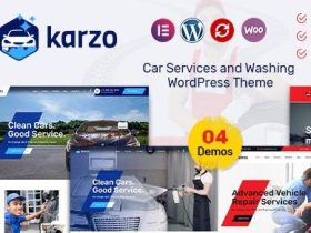 WordPress主题-汽车服务和清洗-Karzo主题英文版【V1.6】