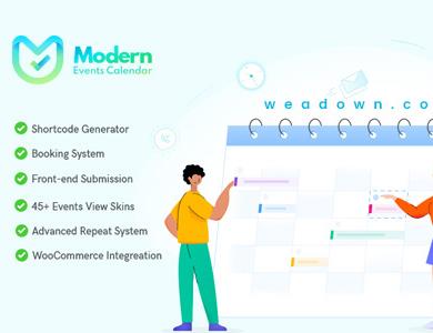 Modern Events Calendar Pro活动管理插件-WordPress插件英文版【V6.10.1】