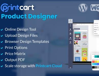 Printcart Product Designer产品设计器英文版 WordPress插件【V1.1.2】