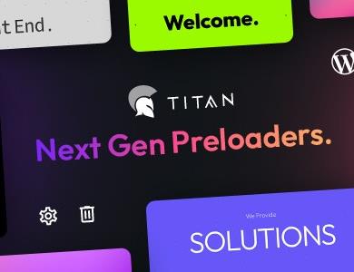 Titan Preloaders加载程序和页面过渡 WordPress插件汉化版【V1.2.0】