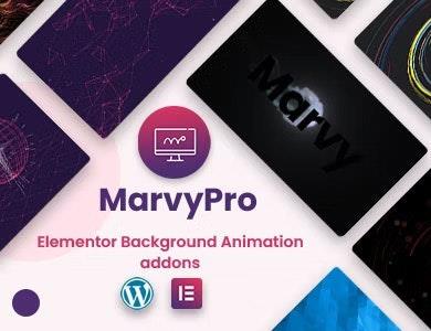 Marvy Pro Elementor背景动画-WordPress插件汉化版【V1.7.0】