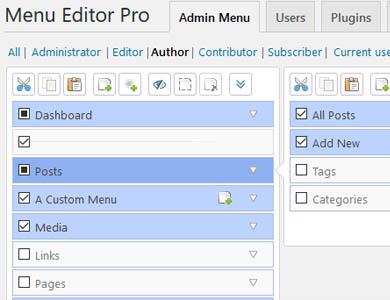 Admin Menu Editor Pro 管理菜单编辑器-WordPress插件英文版【V2.22.1】
