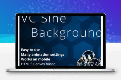 WordPress插件-正弦背景-VC Sine Background汉化版【v1.0】